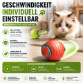 Interactive Electric Cat Ball - Automatic Rolling Toy for Cats & Kittens | USB Rechargeable, Silent & Bite-Resistant
