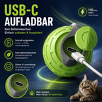 Interactive Electric Cat Ball - Automatic Rolling Toy for Cats & Kittens | USB Rechargeable, Silent & Bite-Resistant